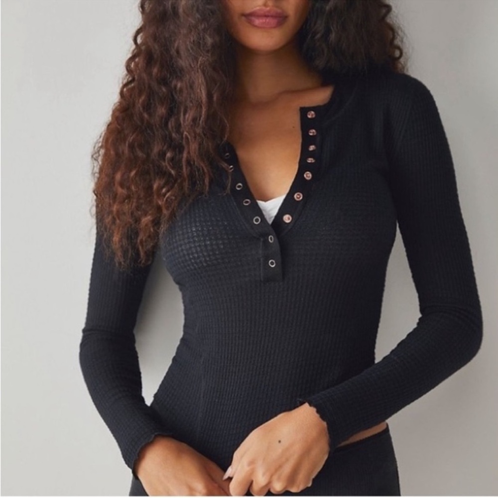 Free People Black Long Sleeve